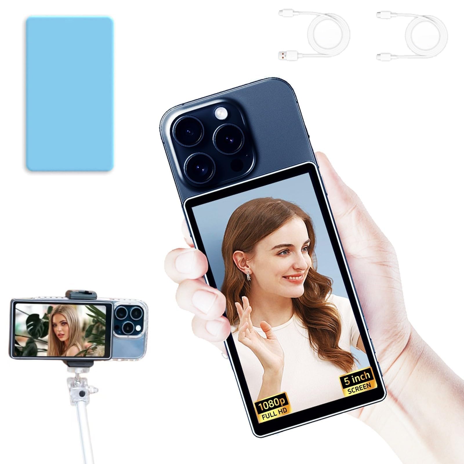 Amazon.com: Shimbol CP5 lite Selfie Monitor Screen iPhone 1080P
